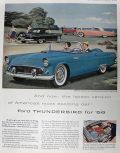 1956 Ford Thunderbird Ad ~ America's Most Exciting Car
