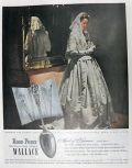 1944 Wallace Silverware Ad ~ Rose Point