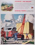 1944 Autocar Trucks Ad ~ Dade Brothers, Mineola