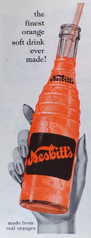 1956 Nesbitt's Orange Soda Soft Drink Ad