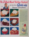 1952 Reddi Wip Whipped Cream Ad ~ Vintage Can