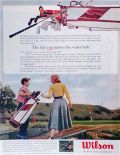 1956 Vintage Wilson Patty Berg Golf Clubs Ad