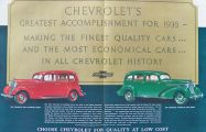 1935 Chevy Ad ~ Sedan & Master Deluxe ~ 2 Pages
