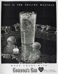 1935 Gordon's Gin Ad ~ Tom Collins Weather