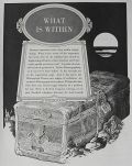 1935 Mimeograph Ad ~ Donald Denton Buried Treasure Art