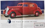 1935 Large Packard 120 Sedan Ad