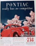 1939 Pontiac Ad ~ No Competitor