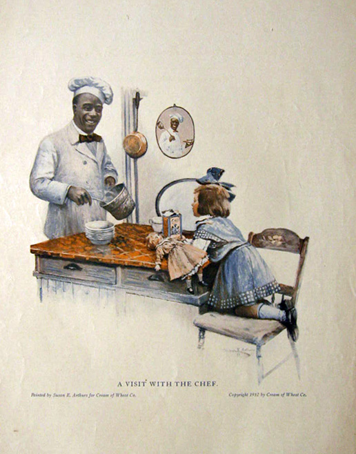 1912 Cream of Wheat Cereal Ad ~ A Visit with the Chef