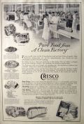 1915 Crisco Ad ~ Interior of Factory Photo