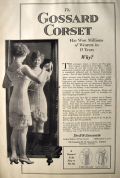 1916 Gossard Corset Ad ~ Millions of Wearers