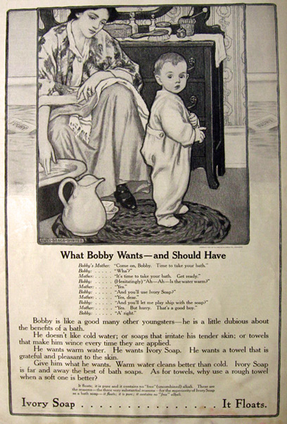 1909 Ivory Soap Ad ~ Alice Beach Winter