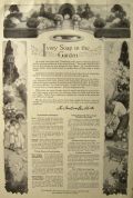 1912 Ivory Soap Ad ~ In the Garden