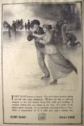 1915 Ivory Soap Ad ~ Ice Skating Couple