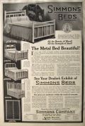 1916 Antique Simmons Metal Bed Ad