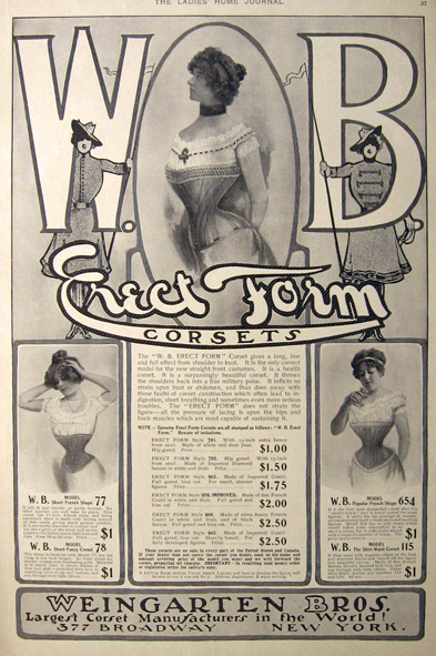 1901 WB Erect Form Corset Large Ad