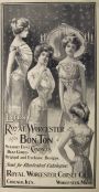 1901 Royal Worcester & Bon Ton Corsets Ad