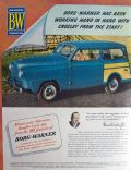 1949 Borg Warner Ad ~ Crosley Automobile Photo