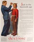 1943 Dextrose Sugar Ad ~ Growing Teenager