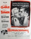 1948 Movie Ad ~ Homecoming ~ Clark Gable, Lana Turner