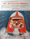 1959 Vintage Johnson Sea-Horse Ad ~ Dynautical Design