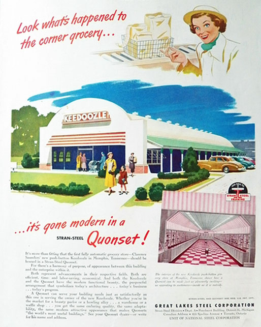 1949 Great Lakes Steel Ad ~ Keedoozle in Memphis