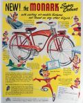 1949 Vintage Monark Bicycle Ad ~ Super Deluxe