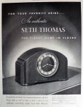 1948 Seth Thomas Clock Ad ~ Simsbury