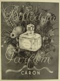 1938 Vintage Perfume Ad ~ Bellodgia by Caron