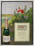 1915 Cook's Imperial Champagne Ad