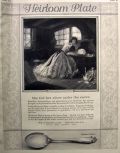 1921 Wm. Rogers Heirloom Plate Ad ~ Cardinal Pattern