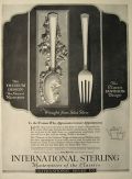 1923 International Sterling Ad ~ Theseum & Pantheon