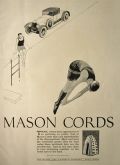 1923 Mason Cord Tires Ad ~ Diver