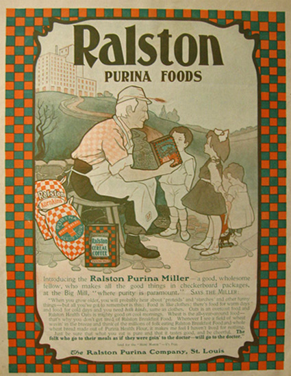1903 Ralston Purina Ad ~ The Miller