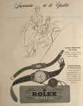1951 Vintage Rolex Perpetual Watch French Ad