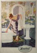 1923 Standard Plumbing Ad ~ Andrew Loomis