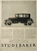1923 Studebaker Big Six Ad