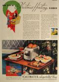 1936 Toastmaster Toaster Ad ~ With Hospitality Tray