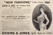 1901 Dickins & Jones Specialite Corset Ad