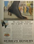 1921 Durham Hosiery Ad