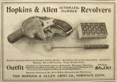 1904 Hopkins & Allen Automatic Hammer Revolver Outfit Ad