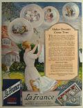 1921 La France Laundry Soap Ad ~ Makes Dreams Come True