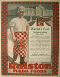 1904 Ralston Purina Foods Ad ~ S. Louis World's Fair