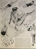 1935 Women's BVD Beachwear Swimsuits Ad