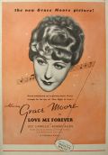 1935 Grace Moore Movie Ad ~ Love Me Forever