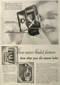 1935 Kodak Camera Ad ~ Jiffy & Brownie Newer Features