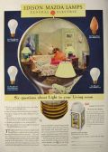 1931 Edison Mazda Lamps Ad