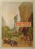 1911 Premier Automobile Ad ~ Beautiful Color Art
