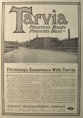1911 Tarvia Road Sealant Ad ~ W. Fitchburg, MA Photo