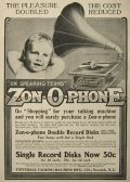 1909 Zonophone Talking Machine Ad