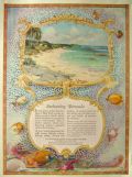 1926 Enchanting Bermuda Travel Ad ~ Gorgeous Aquatic Art